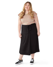 Load image into Gallery viewer, Wrap Skirt - Black