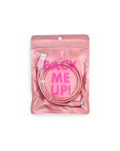 Load image into Gallery viewer, Back Me Up! iPhone Charging Cord - Metallic Rose
