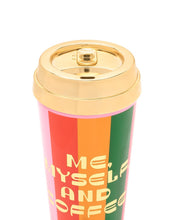Load image into Gallery viewer, Deluxe Hot Stuff Thermal Mug - Me, Myself, and Coffee
