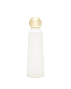 Deluxe Cool It! Glass Water Bottle - White/Metallic Gold