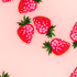 Floating Icons iPhone Case - Strawberry (7/8)