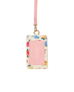 Keep it Close Card Case With Lanyard - Coming up Roses
