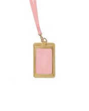 Load image into Gallery viewer, Keep it Close Card Case With Lanyard - Metallic Gold
