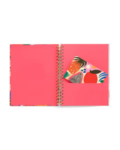 Large 17-Month Academic Planner - Super Bloom - Pink
