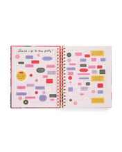 Load image into Gallery viewer, Large 17-Month Academic Planner - Super Bloom - Pink
