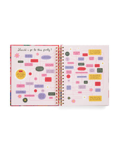 Large 17-Month Academic Planner - Super Bloom - Pink