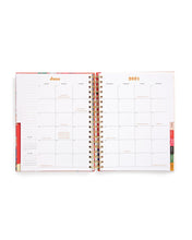 Load image into Gallery viewer, Large 17-Month Academic Planner - Super Bloom - Pink
