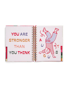 Large 17-Month Academic Planner - Super Bloom - Pink
