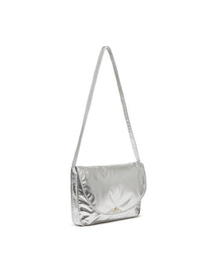 Logged On Laptop Bag - Metallic Silver