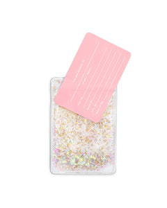 Glitter Bomb Luggage Tag - Confetti