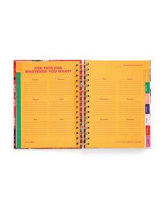 Medium 17-Month Academic Planner - Super Bloom - Pink