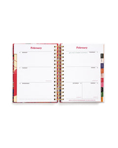 Medium 17-Month Academic Planner - Daisies