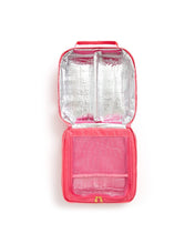 Load image into Gallery viewer, What's For Lunch? Square Lunchbag - Hot Pink Tie Dye
